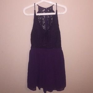 Dark purple semi formal dress